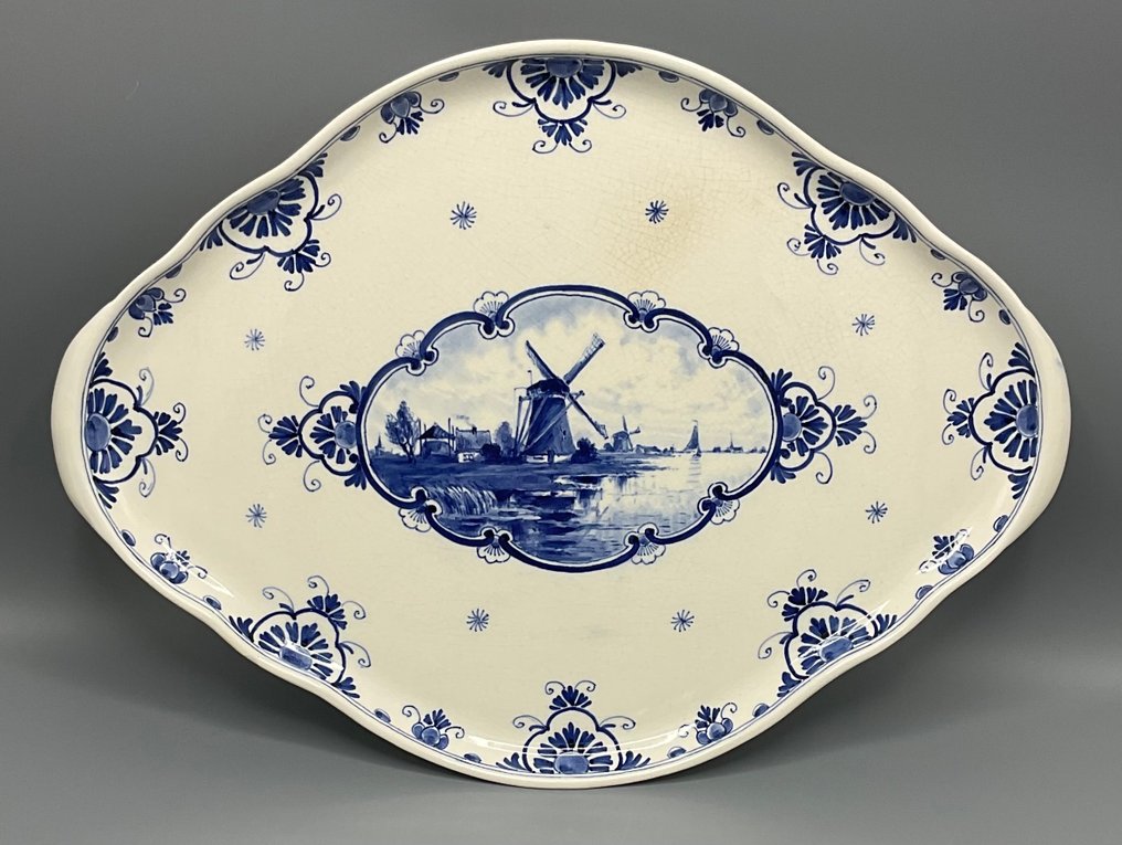 De Porceleyne Fles - Tablett - Töpferware #1.0