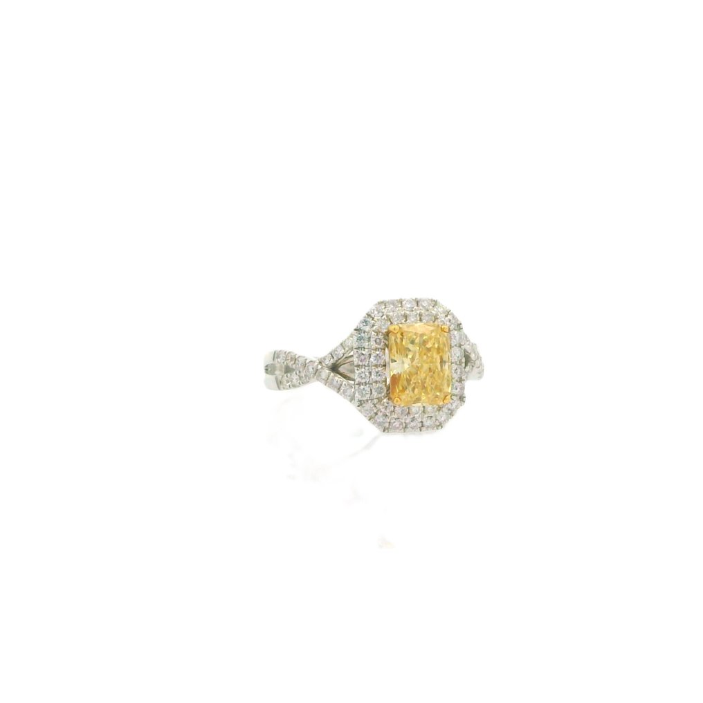 Δαχτυλίδι - 18 καράτια Λευκός χρυσός -  1.81ct. tw. Διαμάντι (Φυσικού χρώματος) - Διαμάντι - Φυσικό περίεργο χρώμα #4.3
