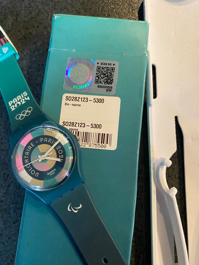 奥运会 - 2024 - 斯沃琪手表JO巴黎2024 - 自愿版。  #1.0