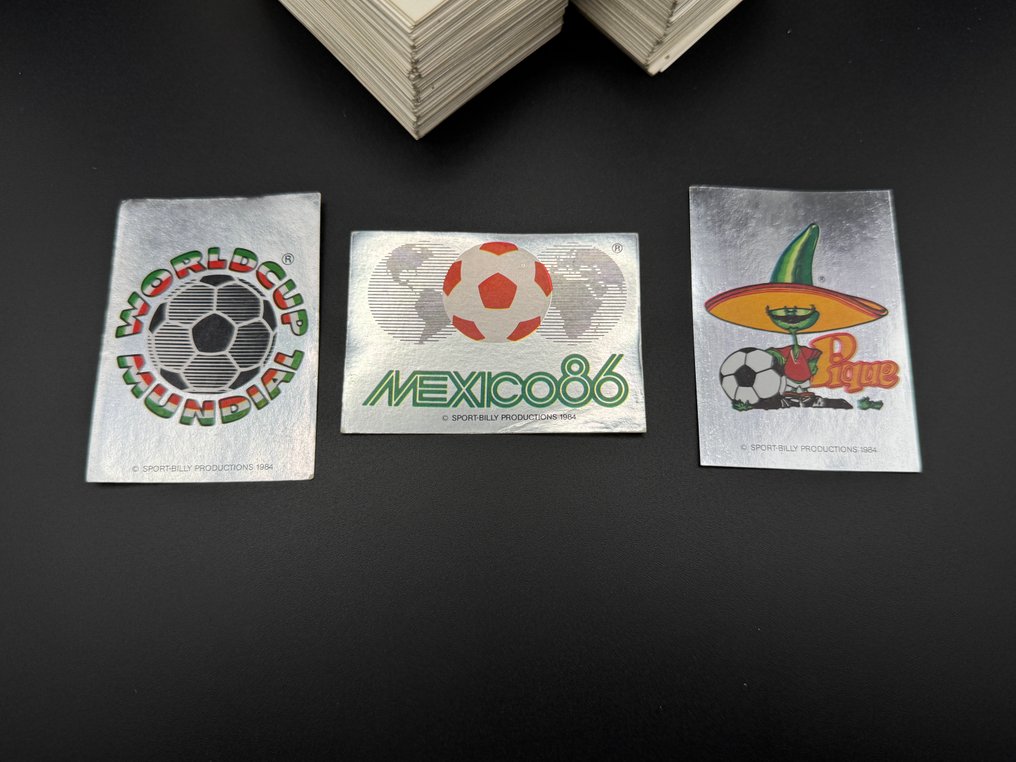 1986 Panini World Cup Mexico 86 - "MyPaniniWorld Collection" - 1 Empty album + complete loose sticker set - Erinomainen (EX) #3.2