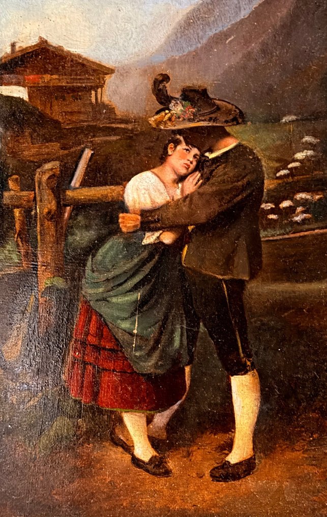 Emil Rau (1858-1937), After - Loving couple - NO RESERVE #1.0