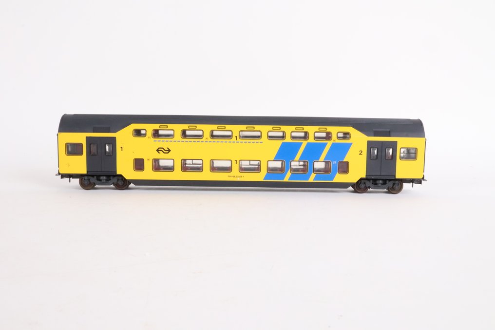 Lima H0轨 - L309124/87 - 模型火车客运车厢 (2) - DDM 车厢 一等/二等和二等车厢 - NS #1.0