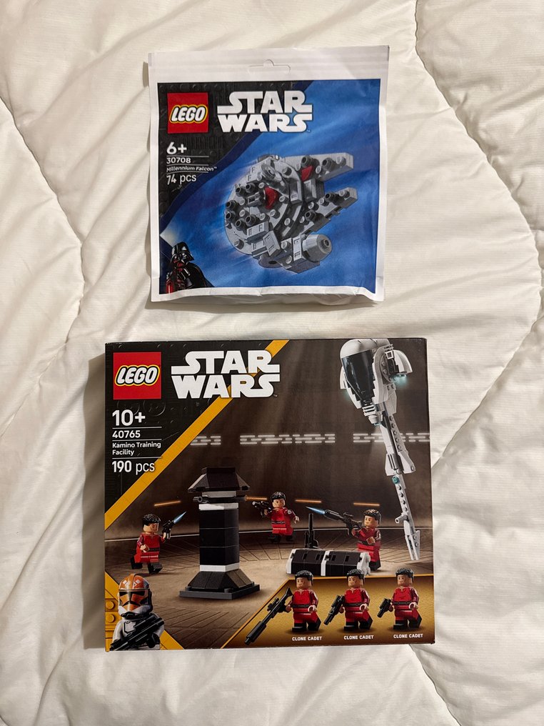 Lego Set - Star Wars - Kamino Training Facility + Mini Millennium Falcon + Mini TIE Interceptor + Darth Malak #1.0