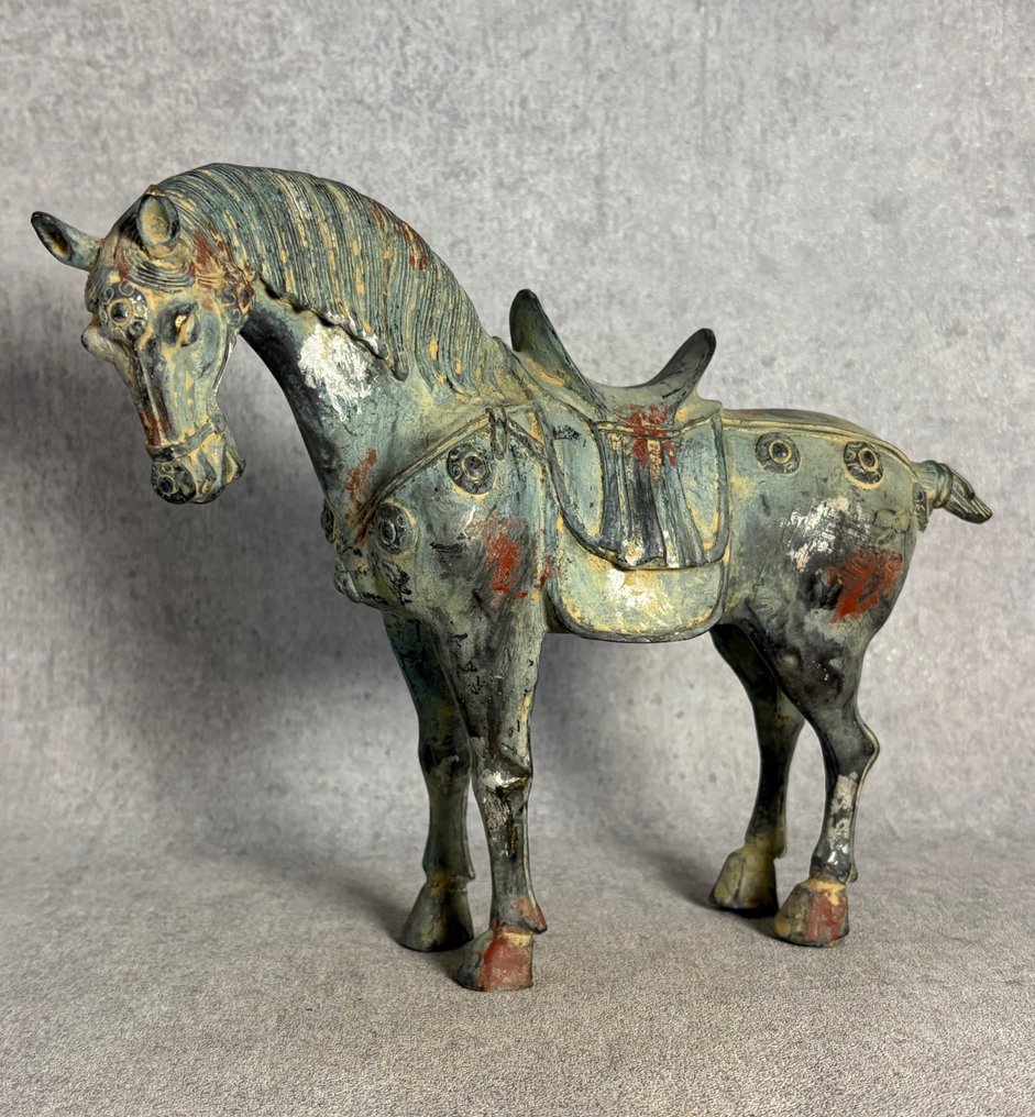 唐式马 26 厘米 - 青銅色 - 中國 - 20世紀末 #1.0