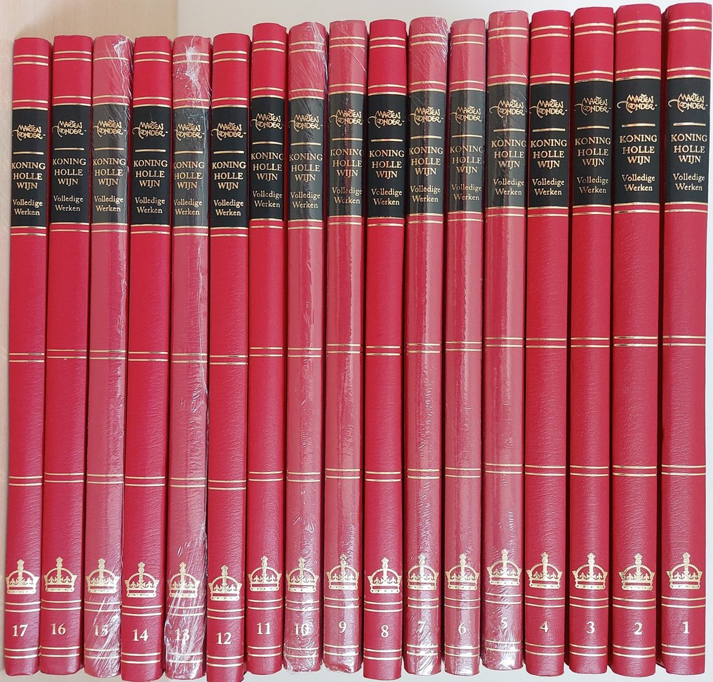 Koning Hollewijn - Nr. 1 t/m 17 - De Volledige Werken - 17 Album - Première édition/réimpression - 2012/2023 #1.0