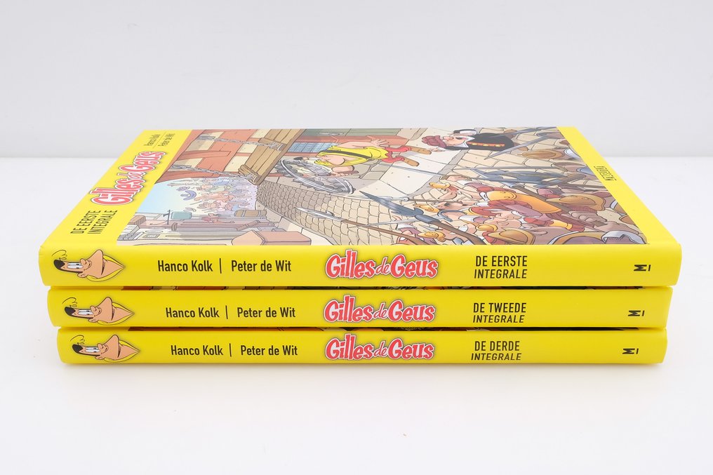 Gilles de geus 1 t/m 3 - Complete reeks HC Integraal - 3 Album - Ensipainos - 2020/2021 #1.0