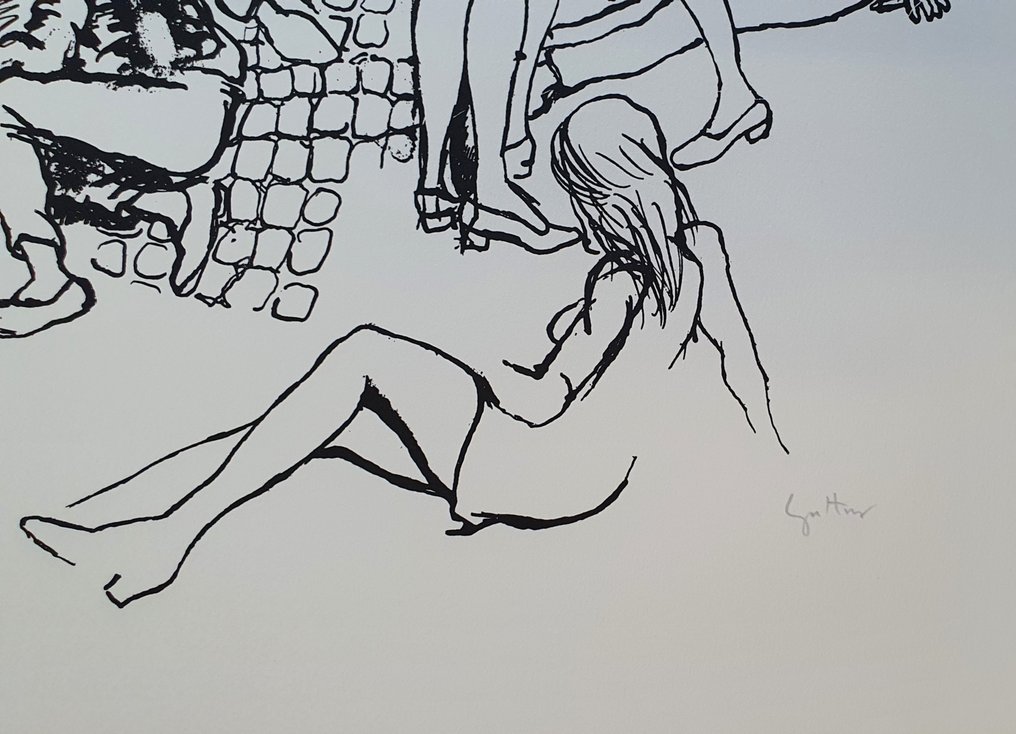 Renato Guttuso (1911-1987) - Figure-scena #2.1