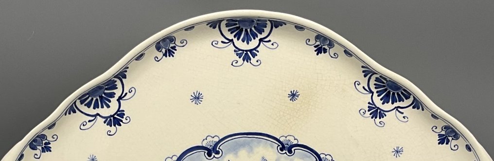 De Porceleyne Fles - Tablett - Töpferware #1.0