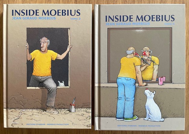 Inside Moebius T3 + T4 - 2x C - 2 Album - Første udgave - 2007/2008 #1.0
