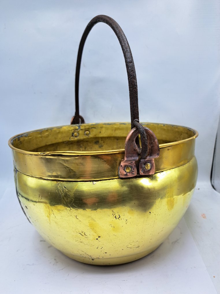 Vödör -  Houtbak - Réz, Sárgaréz - Hengselem #1.0