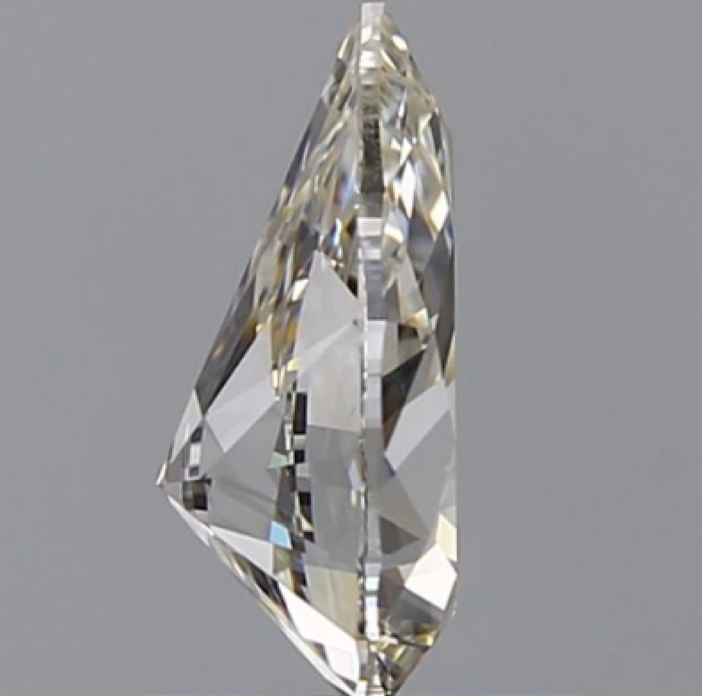 1 pcs Timantti  (Luonnollinen)  - 0.90 ct - Päärynä - J - VS1 - Amerikan gemologinen instituutti (GIA) - Ex Ex None #3.2