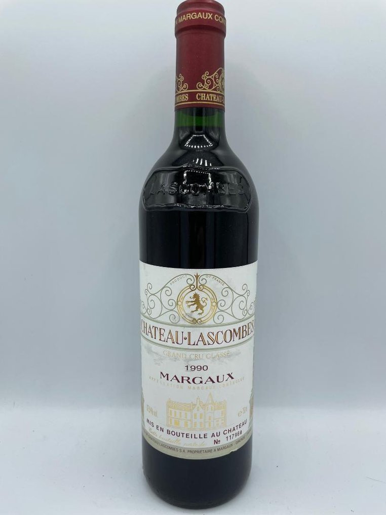 1990 Chateau Lascombes - Margaux 2ème Grand Cru Classé - 1 Pullo (0.75L) #1.0