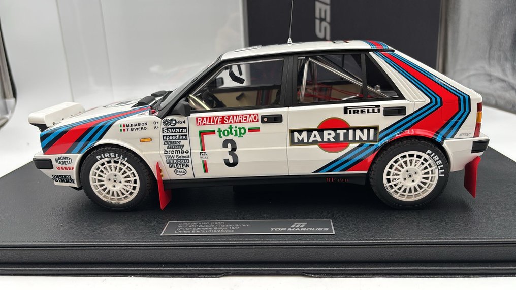 Top Marques 1:12 - 模型汽车 - Lancia Delta HF 4WD Winner Sanremo Rallye 1987 - (cod.B47) #2.1