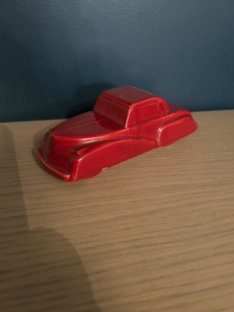 Ceramic piggy bank - Faïence de Saint-Clément - Prototype de voiture - 1930 #1.0