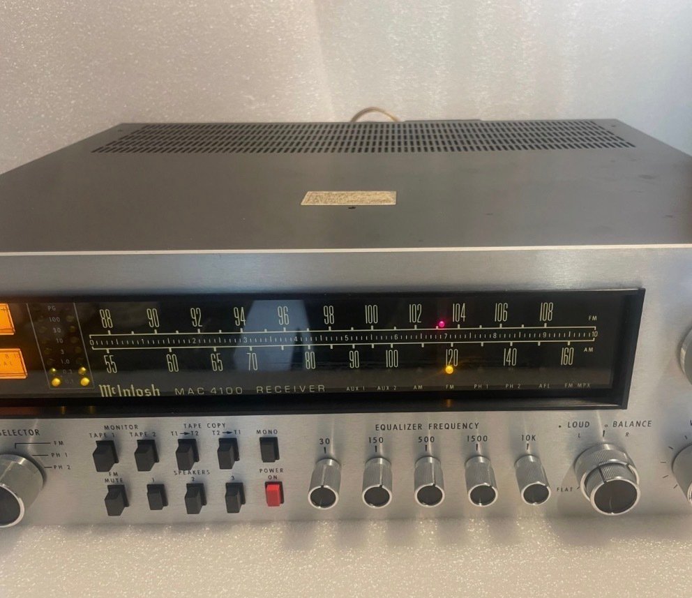 McIntosh - MAC 4100 - Recapped - RARE - 220V Solid state stereo receiver #4.3