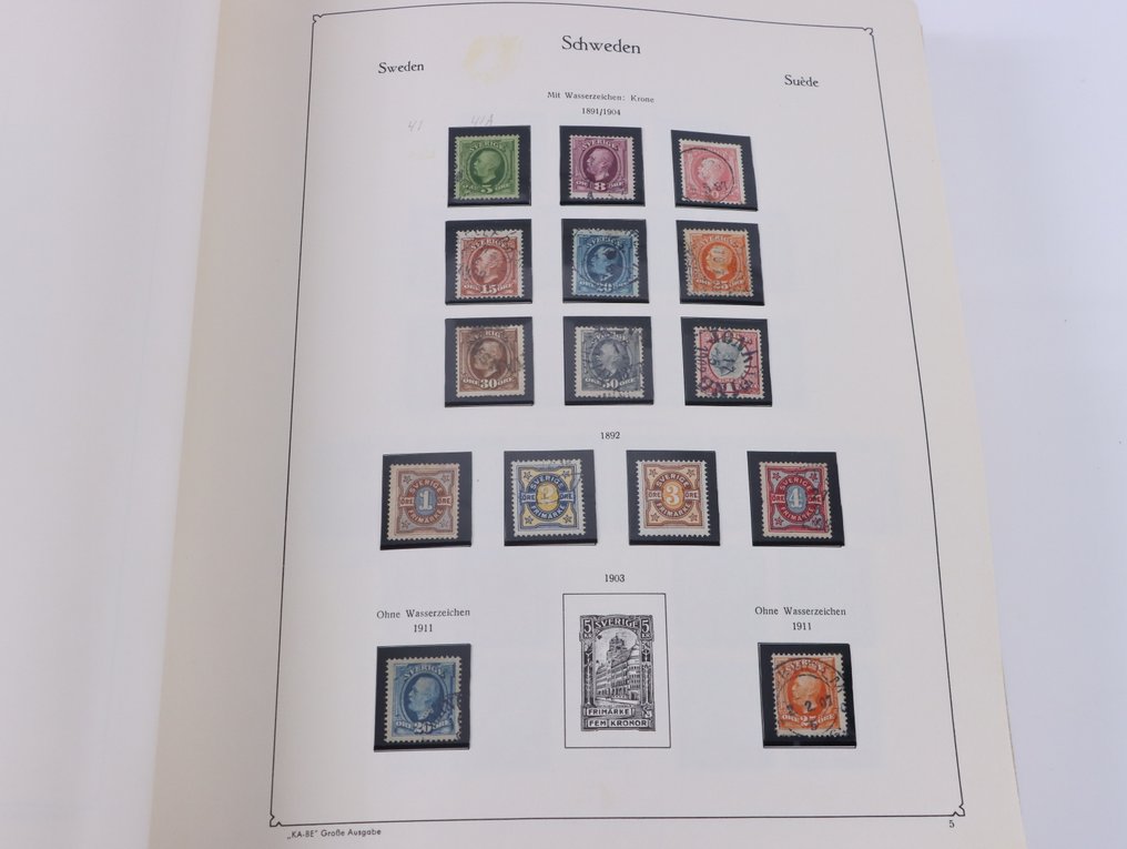 Suède 1872/1988 - Collection à partir de classique #1.0