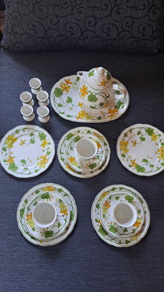 德国唯宝 - 咖啡及茶水用具 (16) - Geranium - Vitro-Porzellan - 非常好的状态 #1.0