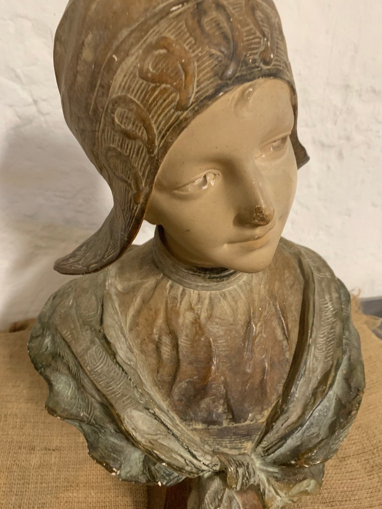 R. Aurili - Άγαλμα, Dutch girl - 52 cm - Γύψος #2.1