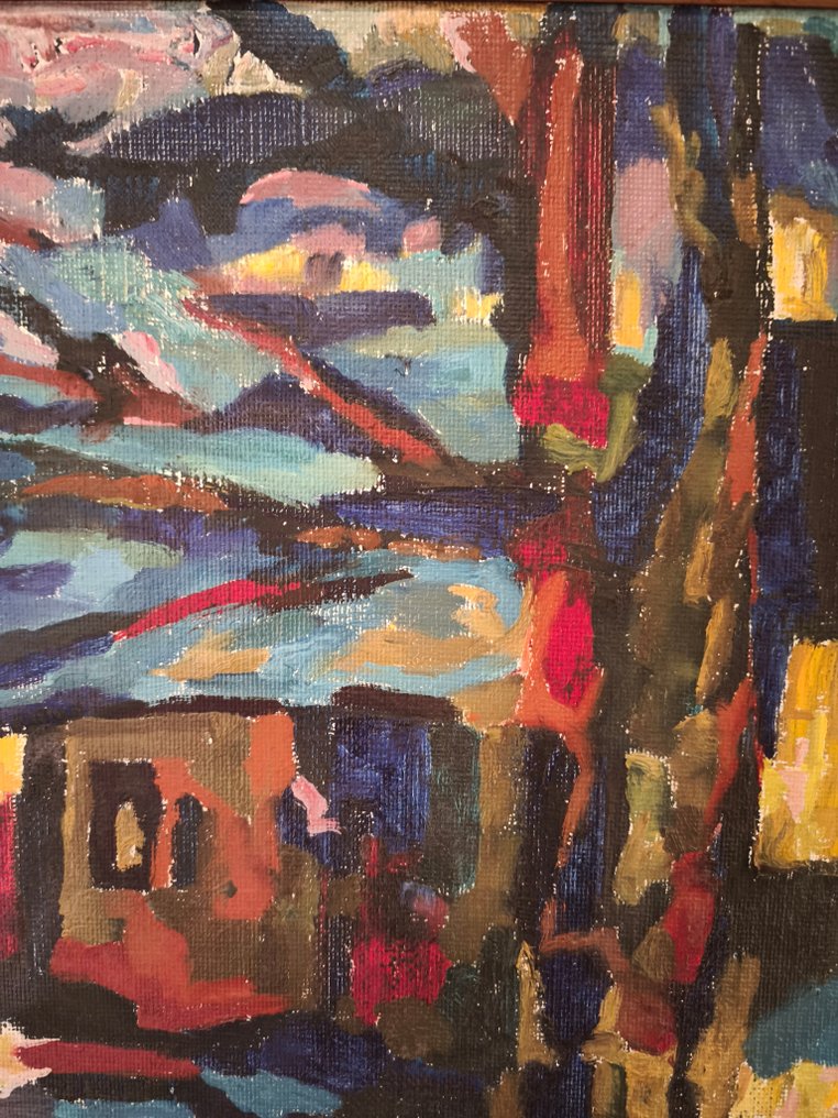 Elisabeth Merlicek (1911-1988) - Winternacht #4.3