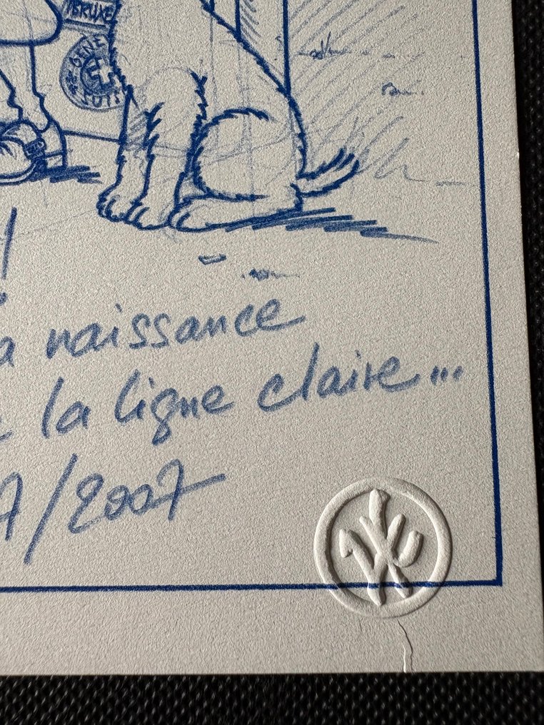 Tintin - Lithographie - illustration Tintin - 1 光刻 - 2007 #1.0