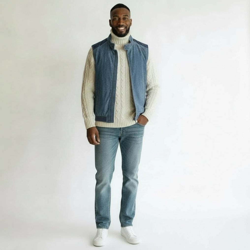 Corneliani-Size 56-Suède-Vest-€949-No minimum! - 外套 - 带标签的新品 #1.0