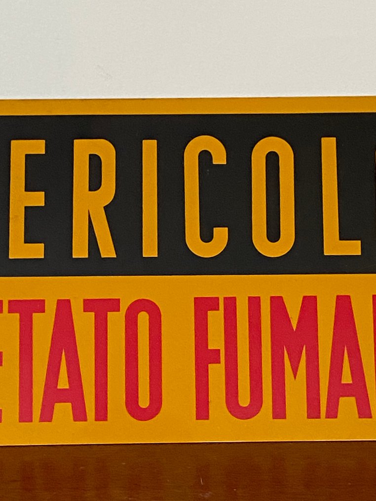 Pericolo - Vietato Fumare - 匾 - 金屬 #2.1