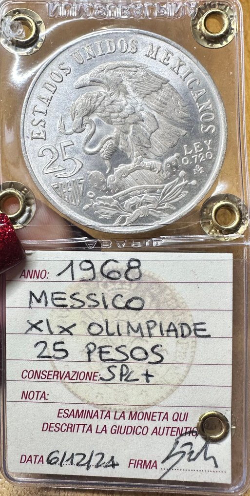 墨西哥. 25 Pesos 1968 Olimpiadi  (沒有保留價) #2.1