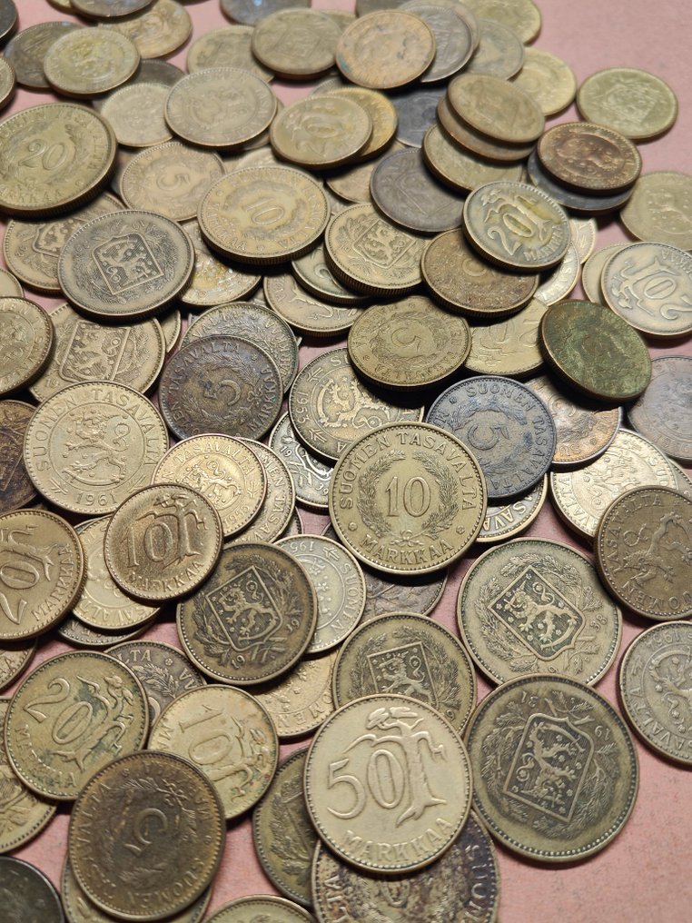 Φινλανδία. Lot of 140 coins,  (χωρίς τιμή ασφαλείας) #2.1