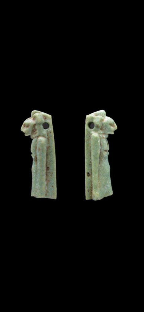 Ancient Egyptian Faience Sculpture - 2.9 cm  (No reserve price) #3.2