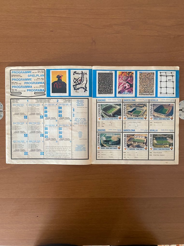 1982 Panini World Cup Album complet - Good (GD) #2.1