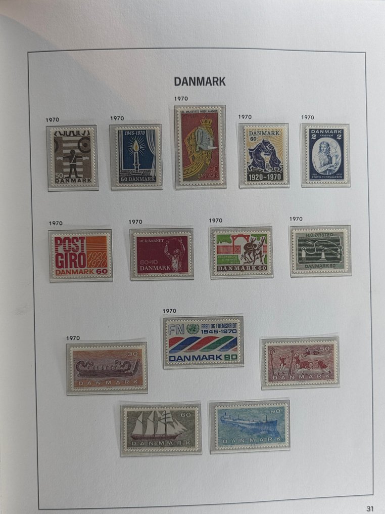 Danimarca 1970/2009 - Collezione in due album Davo #1.0