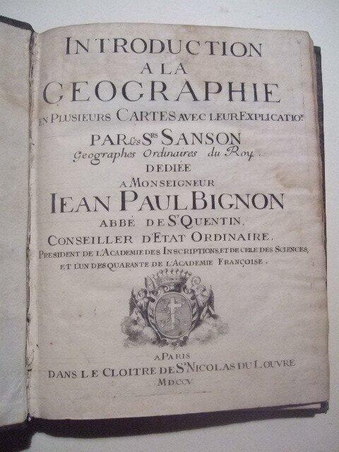 P.Moullart-Sanson / P.Duval - Introduction a la Geographie / La Chronologie en plusieurs Tables - 1677-1705 #1.0