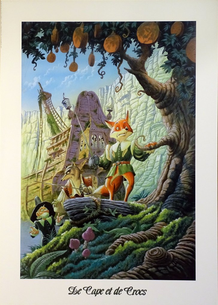 Masbou, Jean-Luc - 1 Offset Print - De Cape et de Crocs - Le bateau #1.0