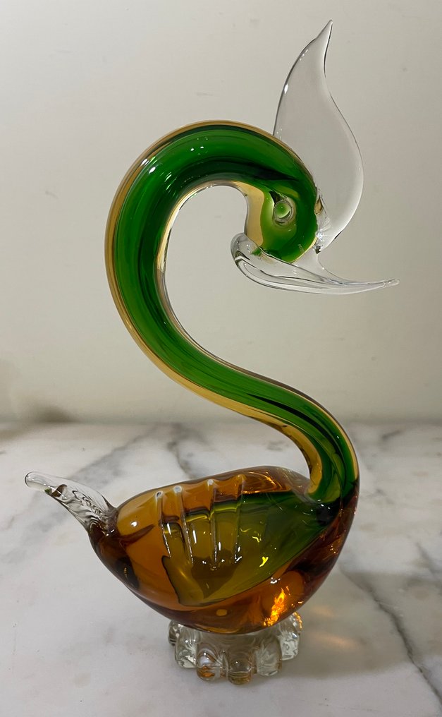 Murano, 1960 circa - Αγαλματίδιο, Uccello - 24.5 cm - Χωρίς τιμή ελάχιστης εγγύησης - Άψογη #1.0