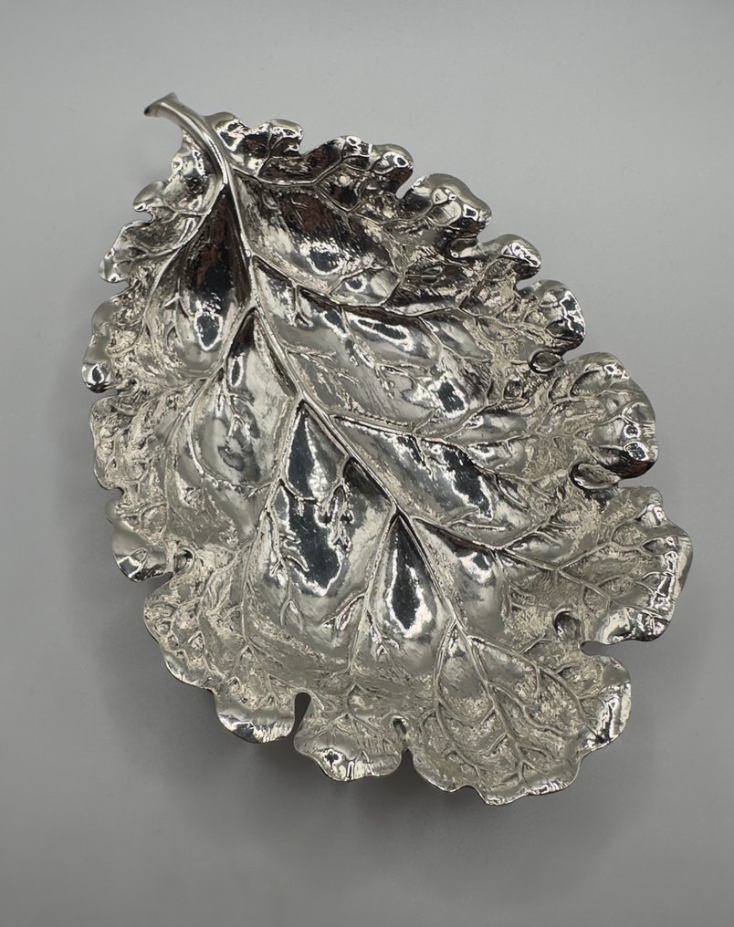 Vide poche - GianMaria Buccellati - Μεσαίου μεγέθους πιατάκι με φύλλο βελανιδιάς. - Ιταλία - GianMaria BUCCELLATI #4.3