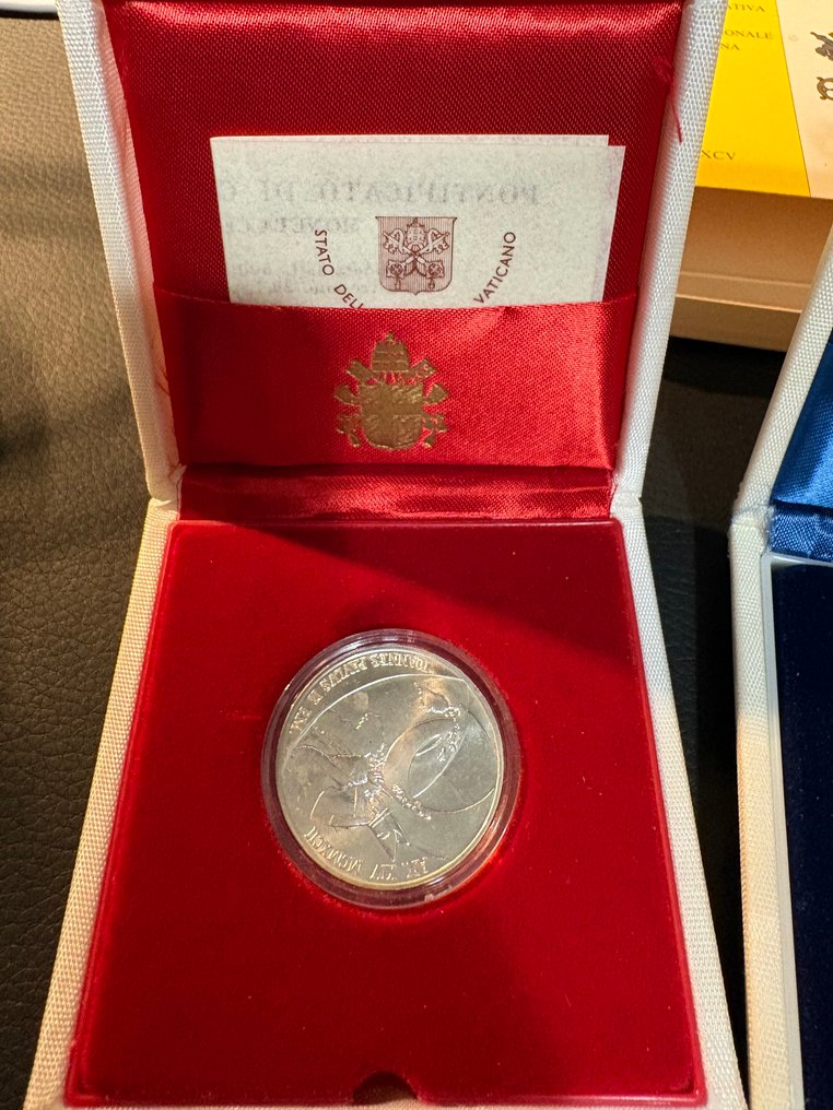 Βατικάνο. 500, 1.000 e 10.000 Lire commemorative argento (12 monete) #1.0