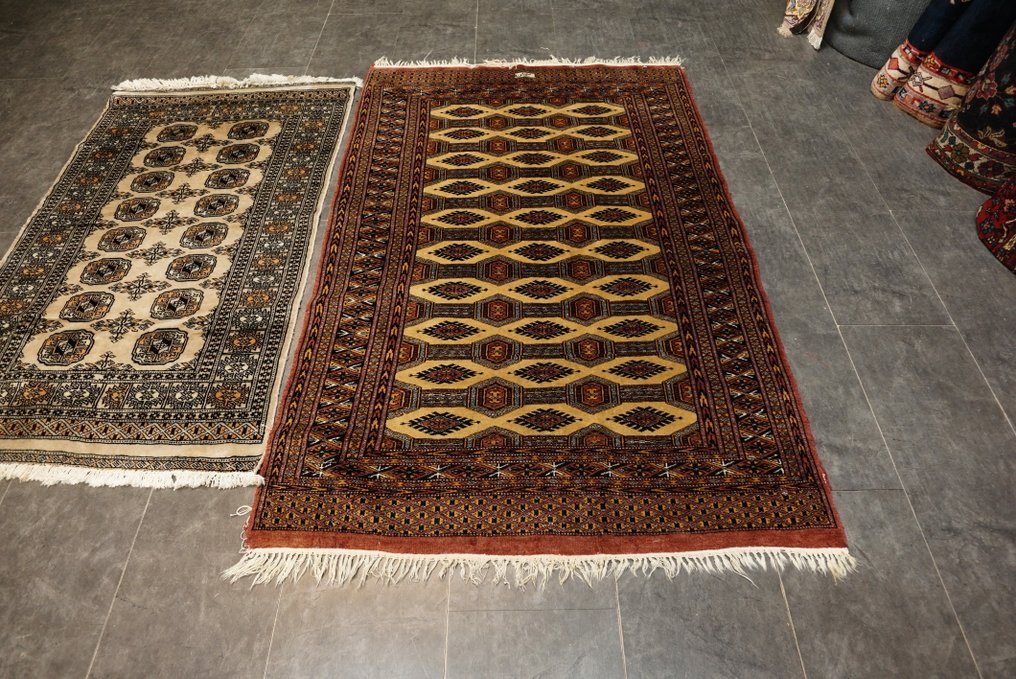 Σετ Buchara 2 τεμαχίων: Εκλεπτυσμένη χειροτεχνία σε παραδοσιακό σχεδιασμό - Χαλί - 180 cm - 123 cm #1.0