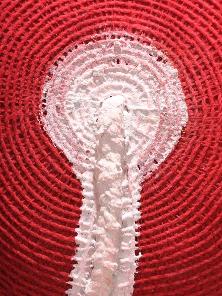 红白色Isicholo头饰，祖鲁族，南非 - 南非  (沒有保留價) #4.3