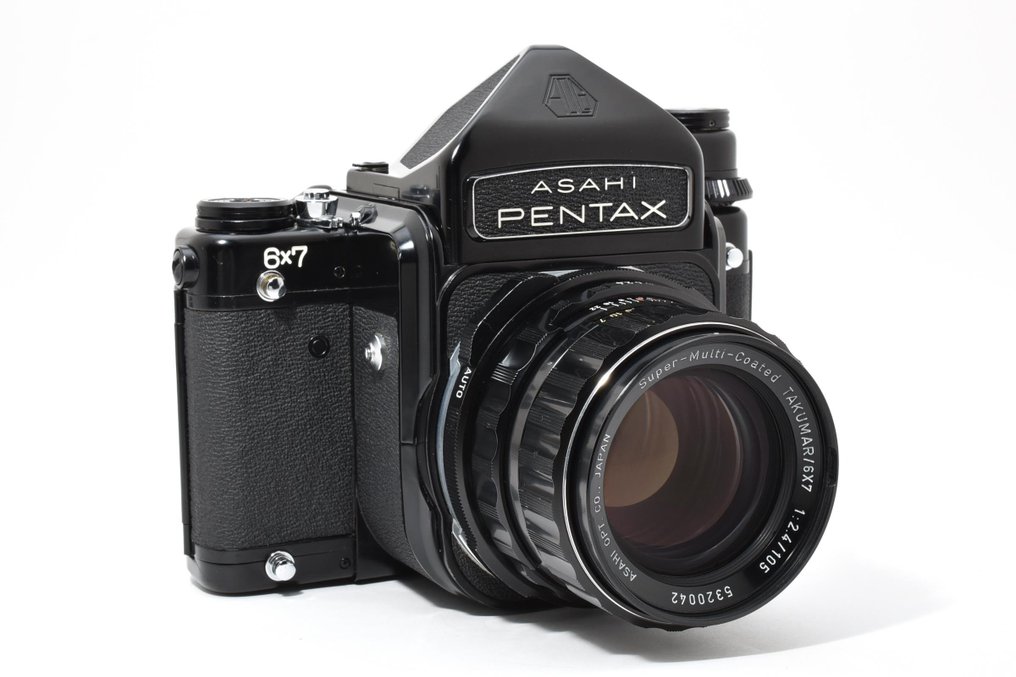 Asahi, Pentax 6x7 TTL Early Model + TAKUMAR 2.4/105mm Super-Multi-Coated – Test Video Available - 120 / medium format camera #3.2