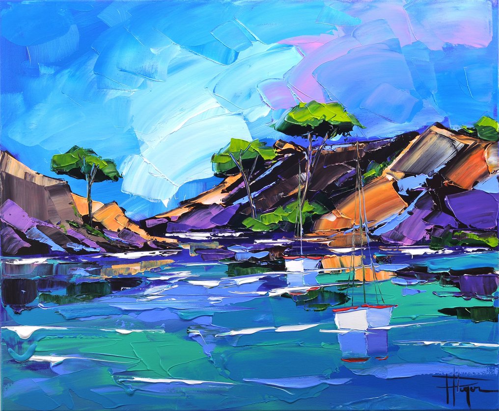 Olivier Pfleger - Mandrafina " La crique du Bouvet " Hyères " #1.0