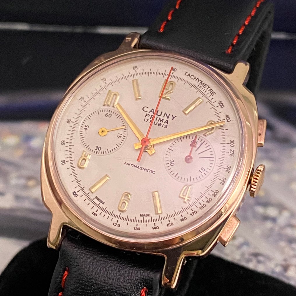 Cauny - Chronograph Cal. Landeron 248 - Zonder minimumprijs - 32 10 - Heren - 1960-1969  #1.0