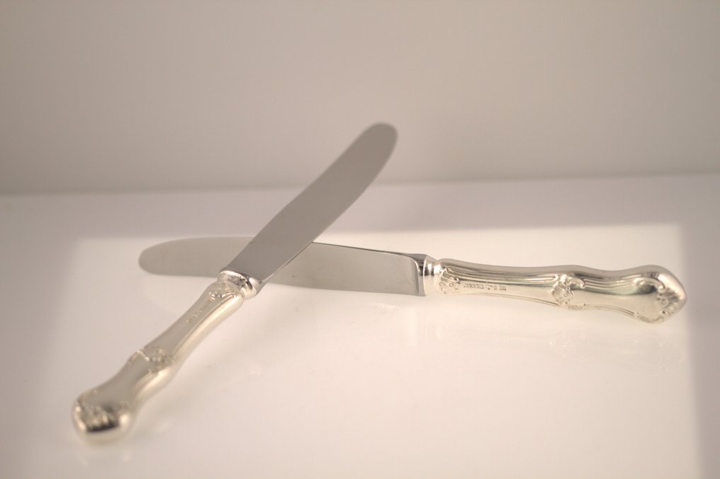 Guldsmedsaktiebolaget GAB - Table knife (2) - MEMA - .830 silver #1.0