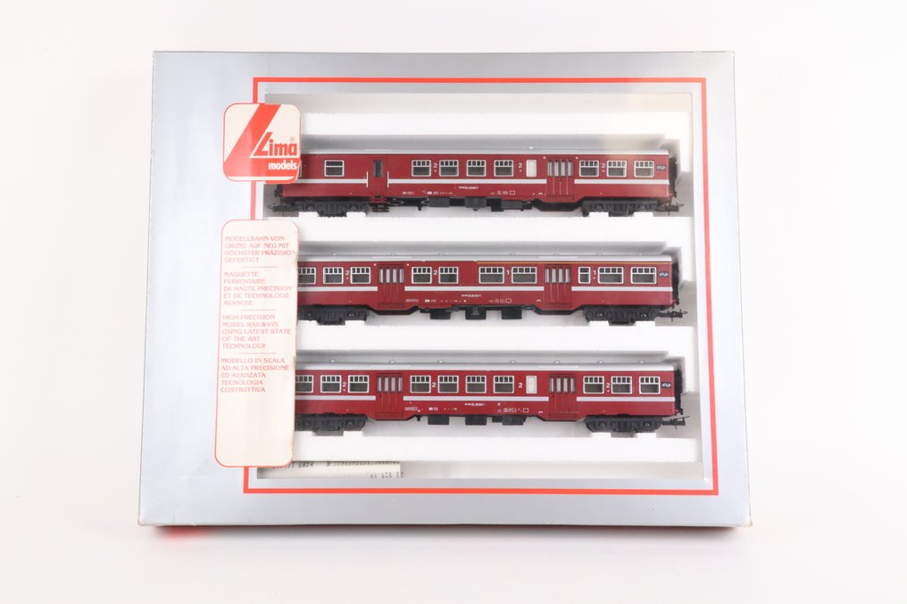 Lima H0 - 149778 - Model train passenger carriage set (1) - M2 IJssellijn train set - NS #1.0