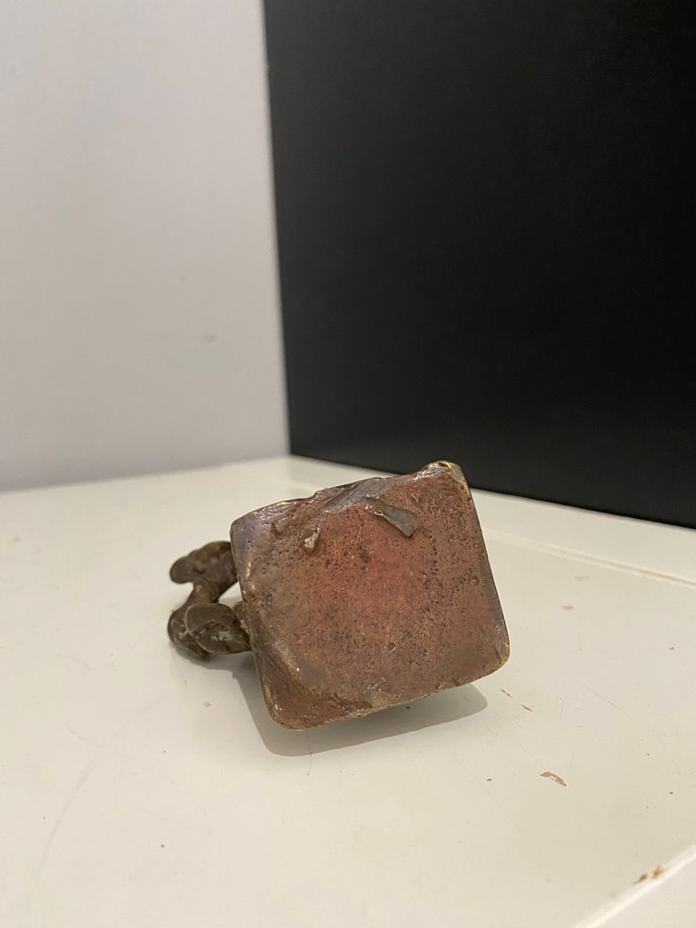 马希沙苏拉·马尔迪尼神祇 - 黄铜色 - 印度 - 19世纪 #2.1