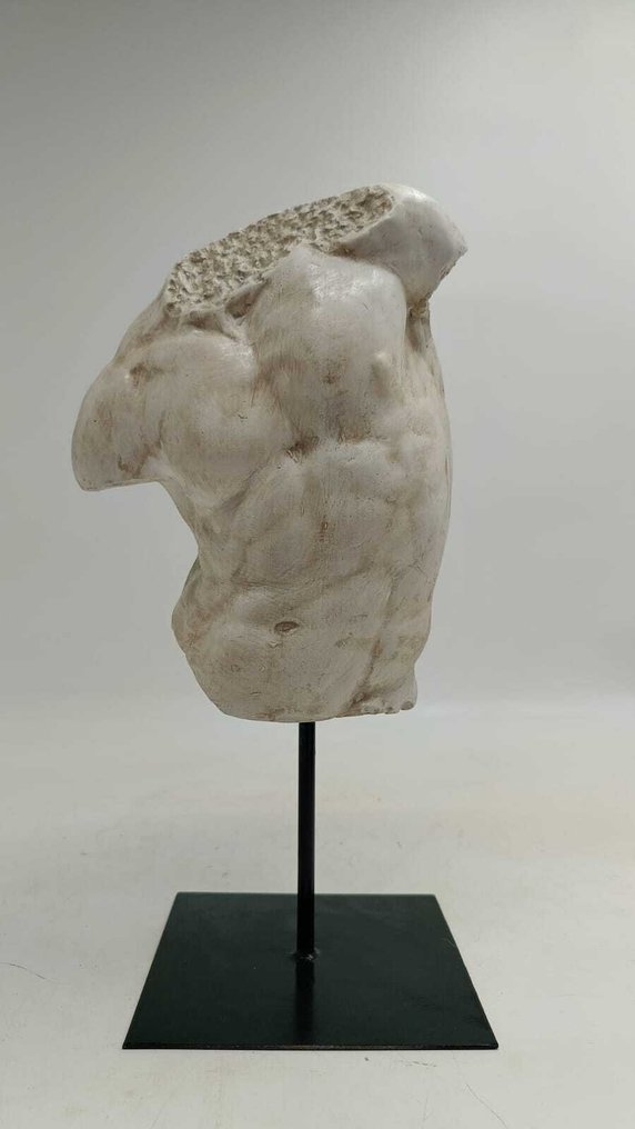 Sculpture, Torso Gaddi - 36 cm - marble dust #1.0