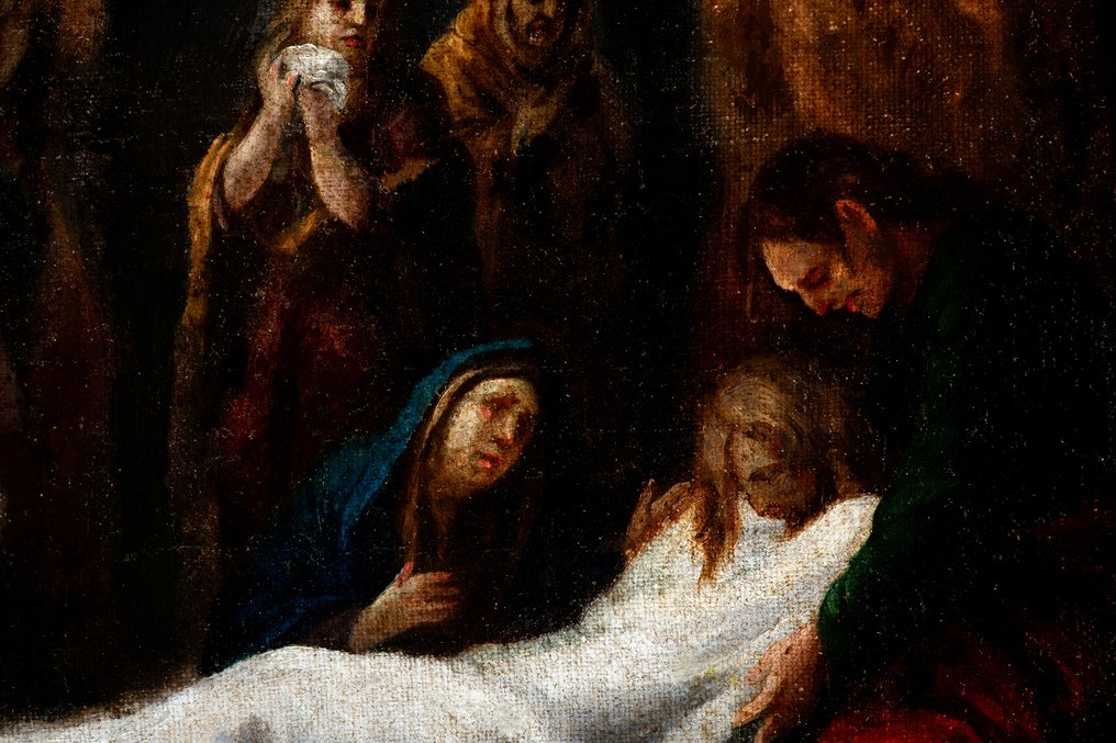 Ιταλική σχολή (XVII) - Graflegging van Christus - NO RESERVE #3.2