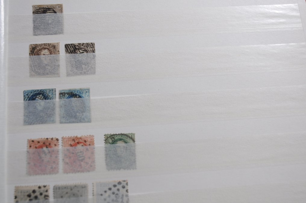 Βέλγιο  - Συλλογή από κλασικό σε ένα άλμπουμ DAVO και διάφορα stockboeken (258 φωτογραφίες). #2.1