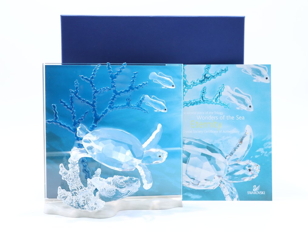 Figur - Swarovski Crystal - Wonders of the Sea "Eternity" colored (Boxed + certificate) - Krystal #1.0