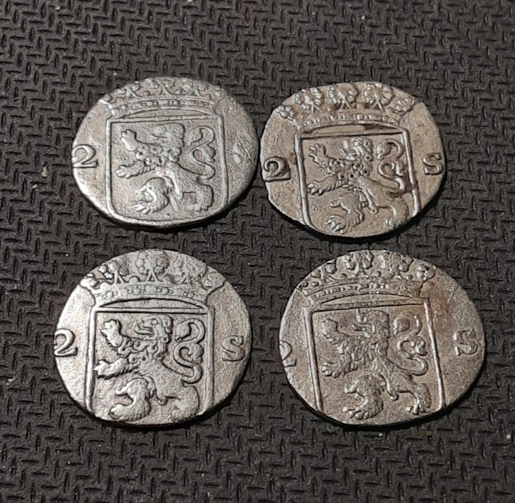 Ολλανδία. 2 of Dubbele Stuiver 1731-1732-1777-1790  (χωρίς τιμή ασφαλείας) #3.2