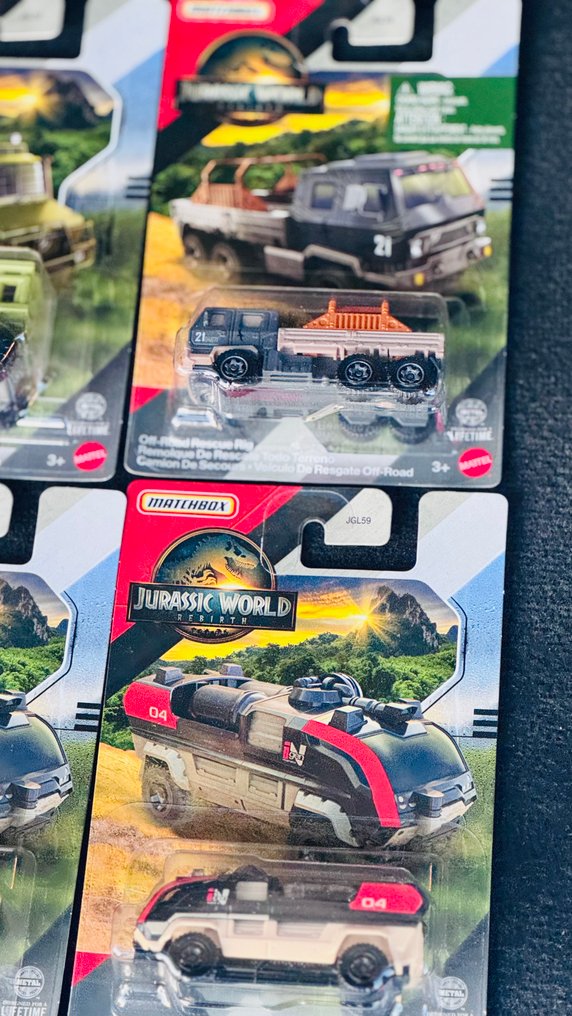 Matchbox 1:64 - Modelbil (6) - Jurassic World Matchbox vehicle assortment #3.2